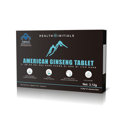 12Pcs Maca Extract American ginseng Capsules